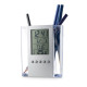 97065 EDEM. Ball pen holder with digital clock - Watches, clocks, weather stations