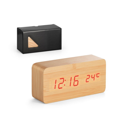 97390 DARWIN. Table clock in MDF - Watches, clocks, weather stations