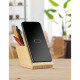 97940 LEAVITT. Wireless charger in bamboo - Powerbanks and chargers