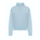 G-AWJH037 | WOMENS CROPPED 1/4 ZIP SWEAT - Pullovers and sweaters