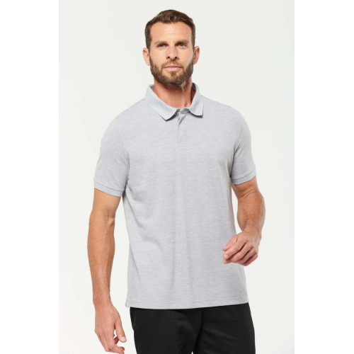 G-WK225 | MENS SHORT SLEEVE STUD POLO SHIRT | Polo Shirt - Polo shirts