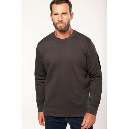 G-WK4001 | SET-IN SLEEVE SWEATSHIRT | Sweatshirt - Pullovers and sweaters