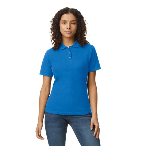 G-GIL64800-B3 | SOFTSTYLE® LADIES DOUBLE PIQUÉ POLO WITH 3 COLOUR-MATCHED BUTTONS | Ženska polo majica - Polo majice