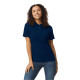 G-GIL64800-B3 | SOFTSTYLE® LADIES DOUBLE PIQUÉ POLO WITH 3 COLOUR-MATCHED BUTTONS - Polo shirts