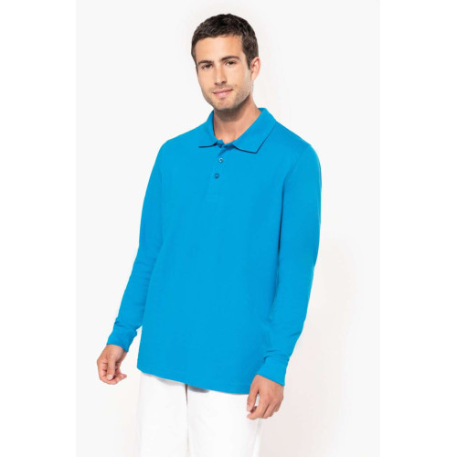 G-KA256 | MENS LONG-SLEEVED PIQUÉ POLO SHIRT - Polo shirts