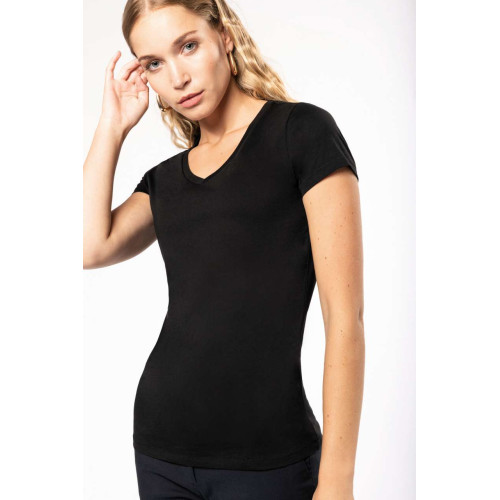 G-KA3003 | LADIES SUPIMA® V-NECK SHORT SLEEVE T-SHIRT | Ženska majica v-izrez - Majice