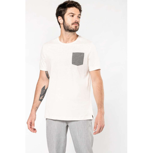 G-KA375 | ORGANIC COTTON T-SHIRT WITH POCKET DETAIL | T-shirt - T-shirts