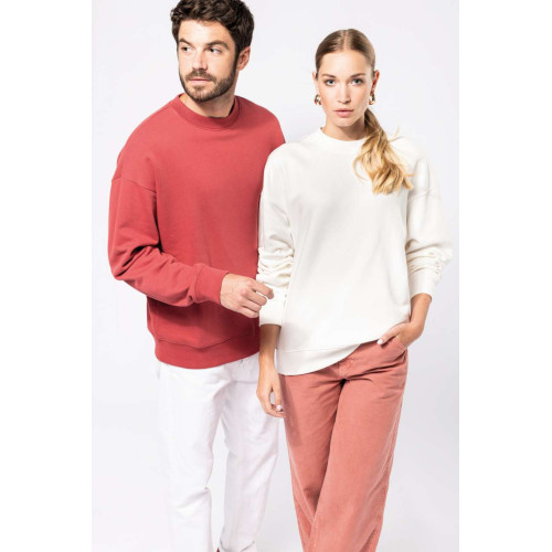 G-KA4032 | UNISEX OVERSIZED ECO-FRIENDLY CREW NECK SWEATSHIRT - Pullovers and sweaters