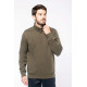G-KA487 | ZIPPED NECK SWEATSHIRT - Pullovers and sweaters