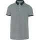 G-KA266 | MENS TWO-TONE MARL POLO SHIRT | Dvobarvna polo majica - Polo majice