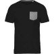 G-KA375 | ORGANIC COTTON T-SHIRT WITH POCKET DETAIL - T-shirts