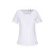 G-KA399 | LADIES SHORT-SLEEVED ORGANIC T-SHIRT WITH RAW EDGE NECKLINE | T-shirt - T-shirts