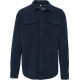 G-KA582 | SHERPA-LINED FLEECE OVERSHIRT - Pullovers and sweaters
