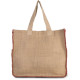 G-KI0248 | JUTE BAG WITH CONTRAST STITCHING - Accessories